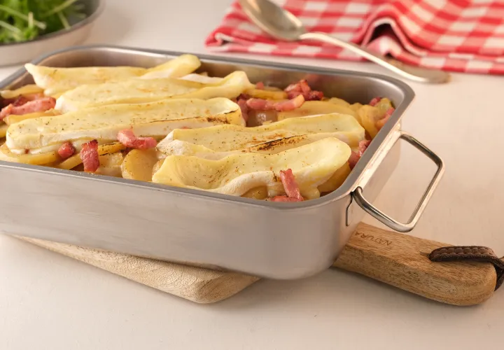 Recette Pommes de terre aux lardons façon tartiflette Cookeo | Herta